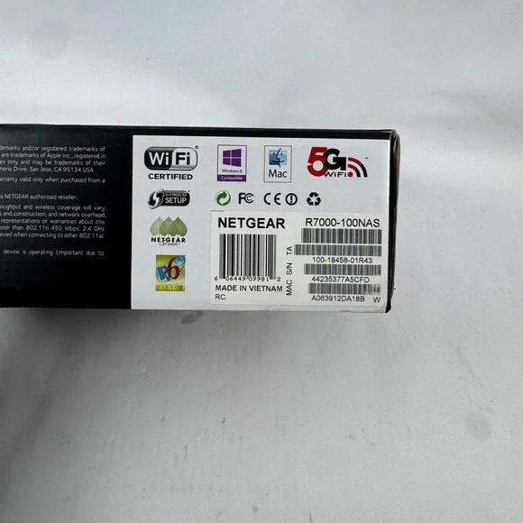 NETGEAR Nighthawk R7000 AC1900 Smart WiFi‎ Router Complete In Box - Picture 2 of 6